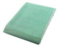 Gitterplane 6,00 x 10,00 m transparent mit grnem Gitter 250 g/m mit Nagelrand verstrkt gefaltet UV-stabil