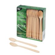 PAPSTAR pure Holz Kaffeelffel 11 cm, 100 Stk.