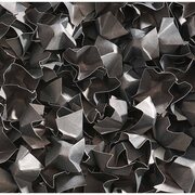 DECOFILL dekorative Papier-Verpackungschips Polsterchips, schwarz beidseitig, 400 Liter