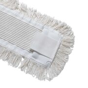 Baumwollmopps Premium mit Tasche und Lasche weiss 50cm, 10 Stk.