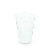 Mehrwegbecher Cocktail transparent PP Eichstrich 0,2 l   7 cm,  25 Stk.