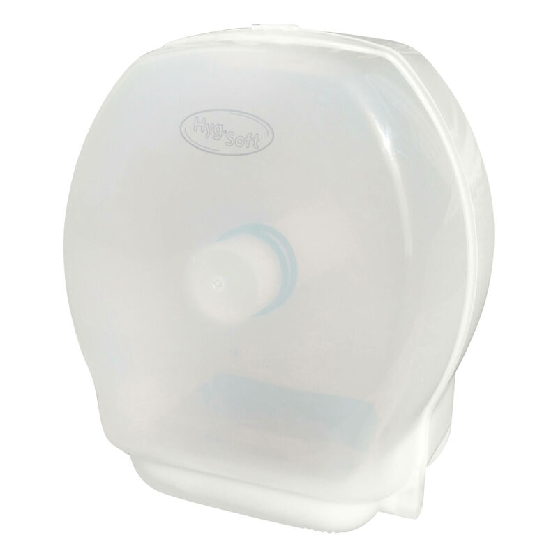 Toilettenpapier-Spender absperrbar für Jumborollen bis 19 cm O, weiß