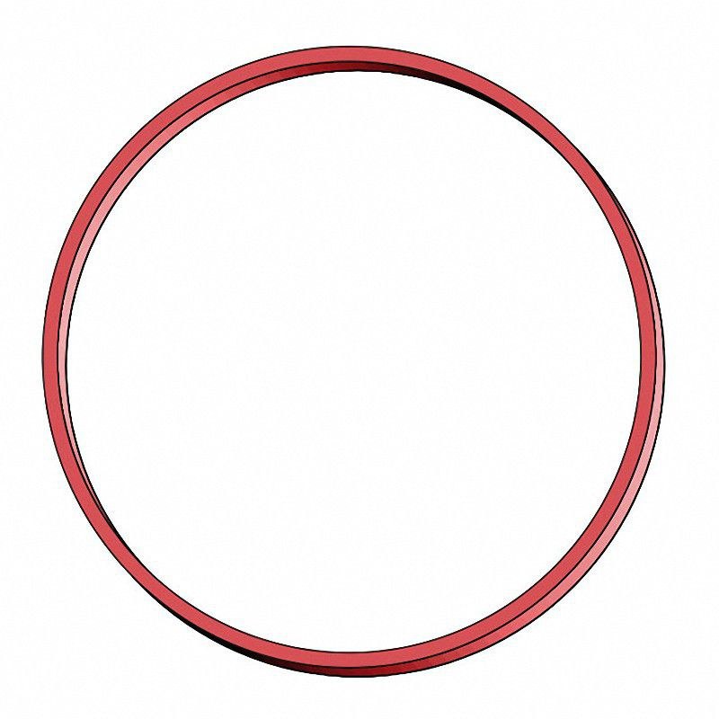 Gummiringe Gummibänder O  80mm, 1mm in rot, ca.  80 Stk., 50 gr.