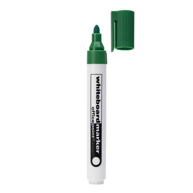 Whiteboard Marker 1-5mm Rundspitze grün, 10 Stk.