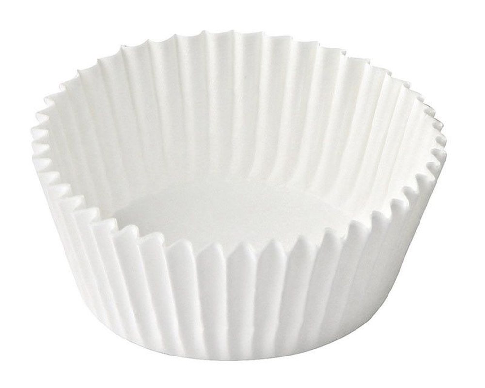 Gebäckkapseln weiß O 28 x 16 mm, 1000 Stk.