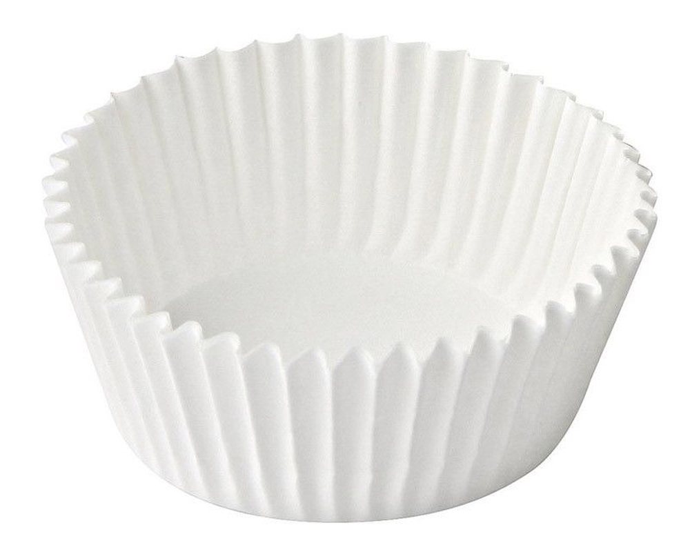 Gebäckkapseln weiß O 50 x 32 mm, 1000 Stk.