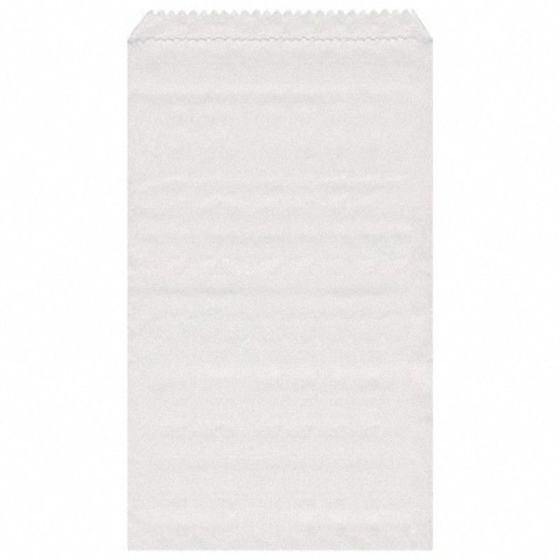 Papierflachbeutel weiß 9 x 14 cm, 4000 Stk.
