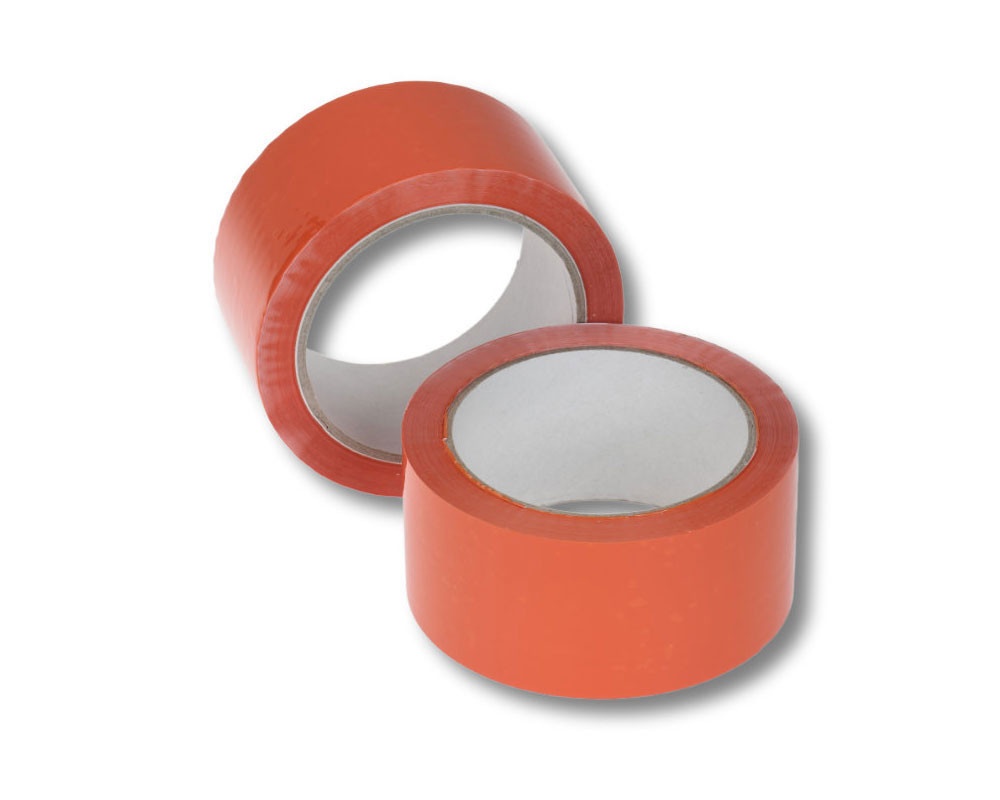 Klebeband Packband PP Acrylatkleber geräuscharm 50mm/66m, orange
