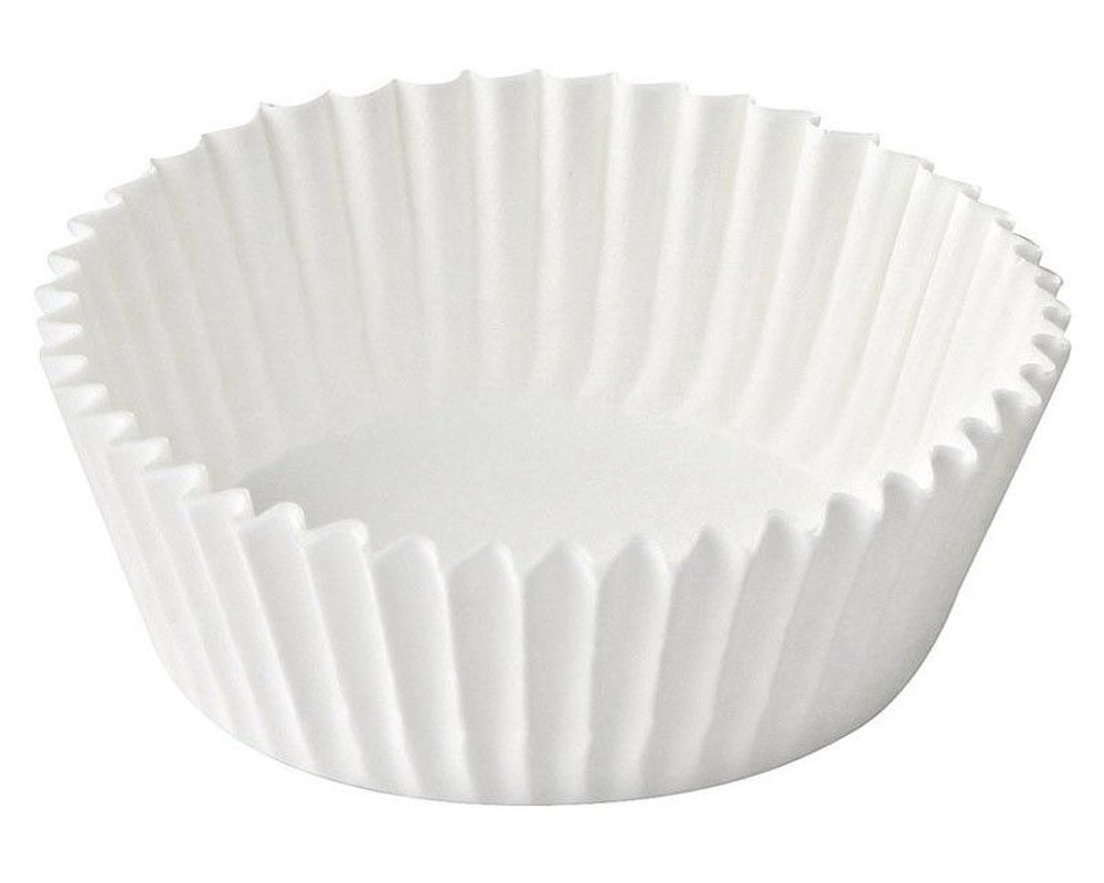 Gebäckkapseln weiß O 60 x 27 mm, 1000 Stk.