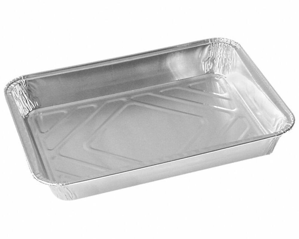 Alu-Menüschalen Aluschalen ungeteilt  930 ml, 227 x 177 x 30 mm, 100 Stk.