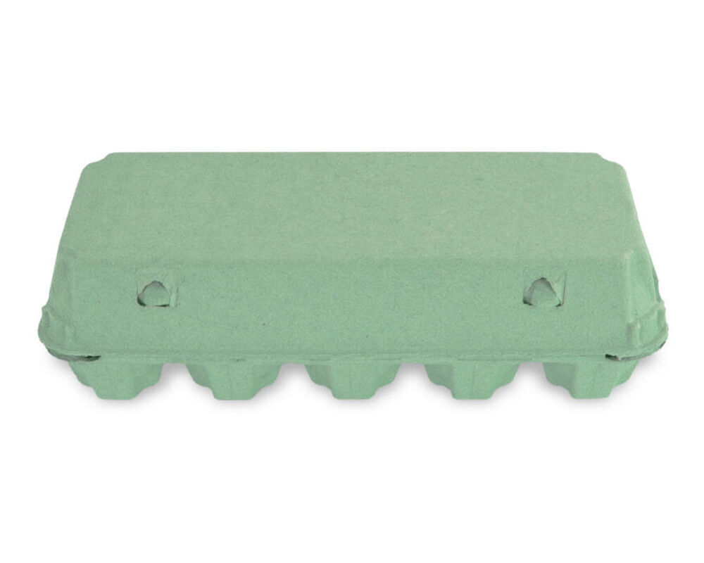 Eierverpackungen für 10 Eier dunkelgrün, 154 Stk., für S, M, L