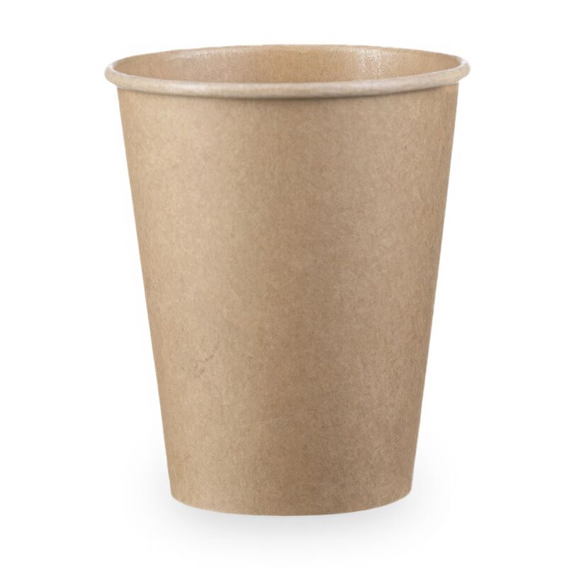 Kaffeebecher 'Coffee To Go'  Pappbecher 100% ohne Kunststoff braun 300ml, 50 Stk.