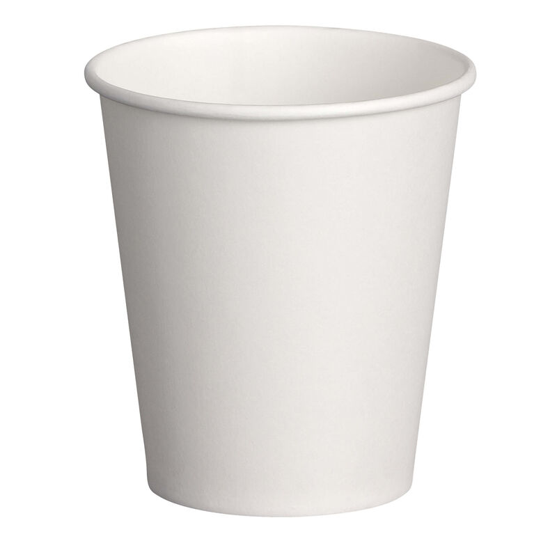 Kaffeebecher 'Coffee To Go' Pappbecher 100% ohne Kunststoff weiß 300ml, 50 Stk.