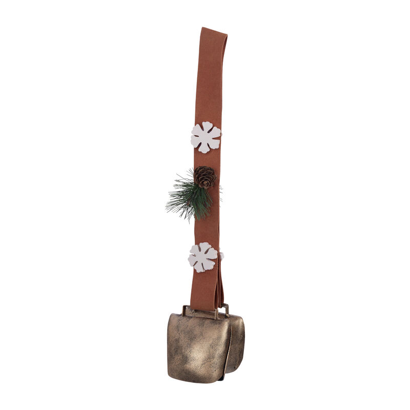 Glocken aus Metall, Deko zum Hängen gold 50cm