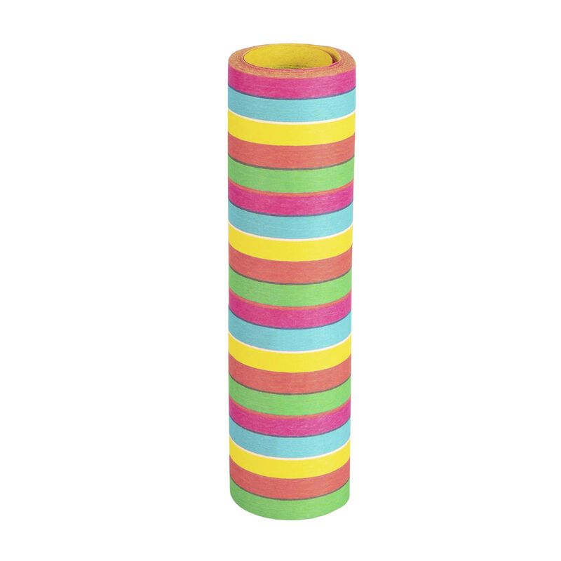 Luftschlangen aus Papier bunt schwer entflammbar 4m, 20 Stk.