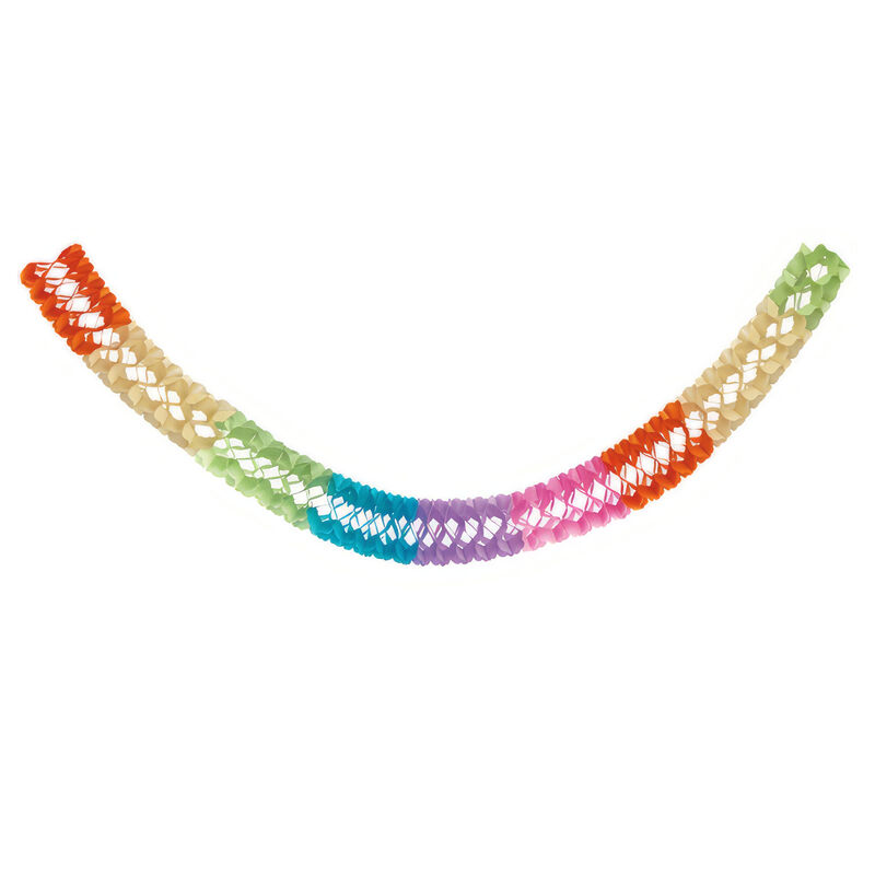 Girlande "Farbenspiel" aus Papier schwer entflammbar O17cm 10m, 1 Stk.