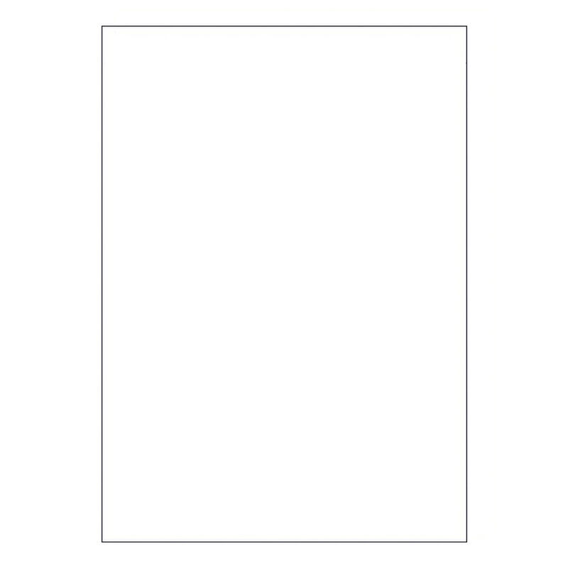 Etiketten Labels selbstklebend weiß 210 x 297mm auf DIN A4, 100 Stk.