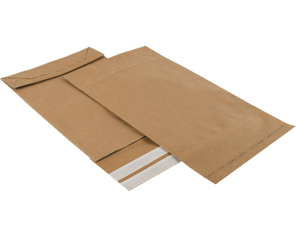 Faltenbeutel mit Doppelfixverschluss aus Kraftpapier 120 g/m2 300x80x430 + 110mm
