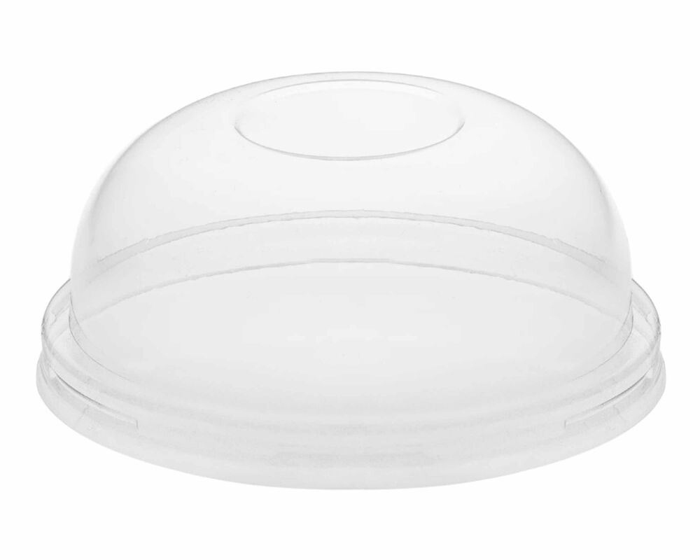 Domdeckel ohne Loch für Eisbecher Feinkostbecher mit 90mm O, 100 Stk.
