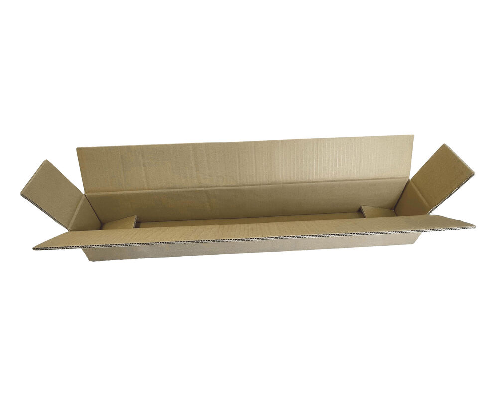 Faltkarton Versandhülsen 1200x110x110mm sehr stabil, 2-wellig braun