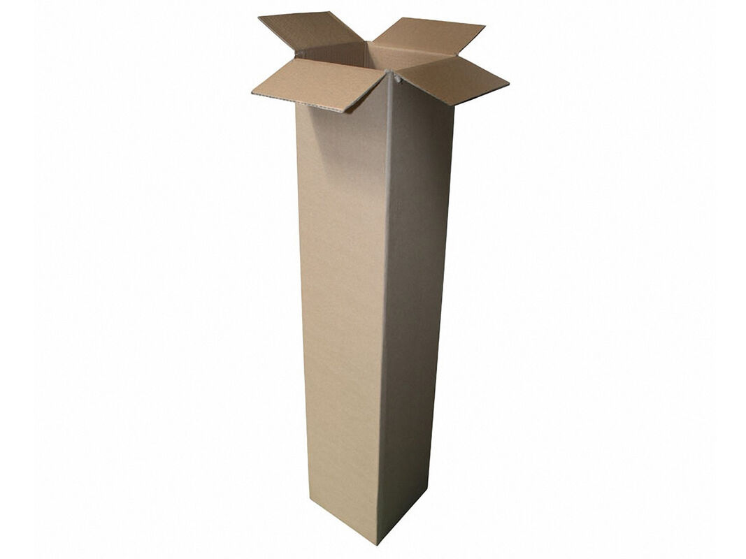 Faltkarton Versandhülsen 1100x200x200mm, 1-wellig braun
