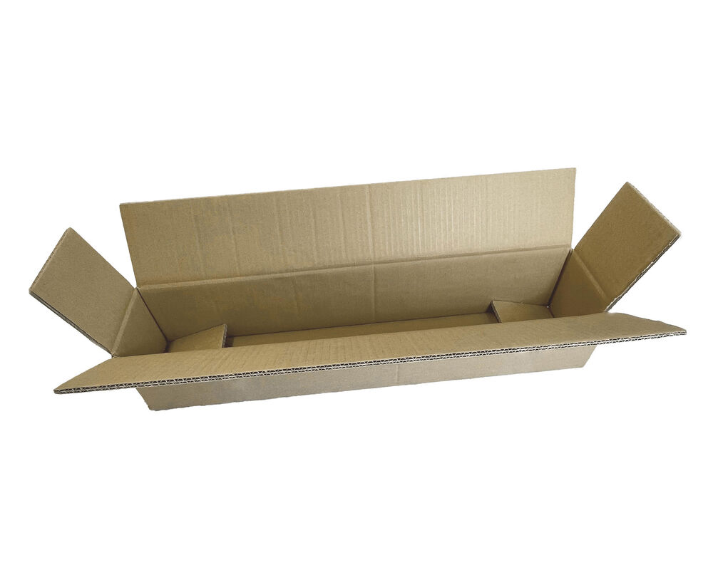 Faltkarton Versandhülsen  430x105x105mm sehr stabil, 2-wellig braun