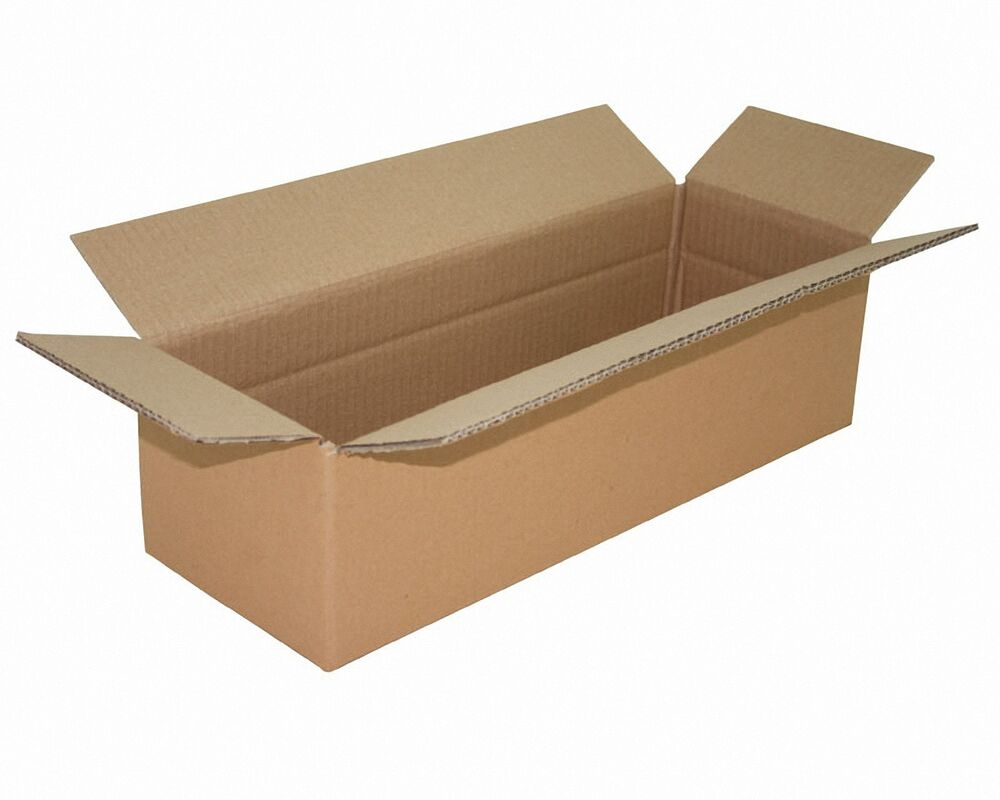 Faltkarton  460x160x(80)-115mm mit variabler Höhe 2-wellig braun