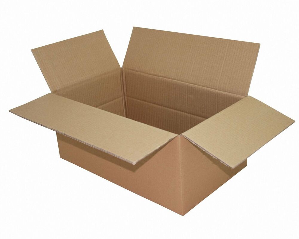 Faltkarton  500x300x(100)-210mm (Außenmaß) mit variabler Höhe 2-wellig braun
