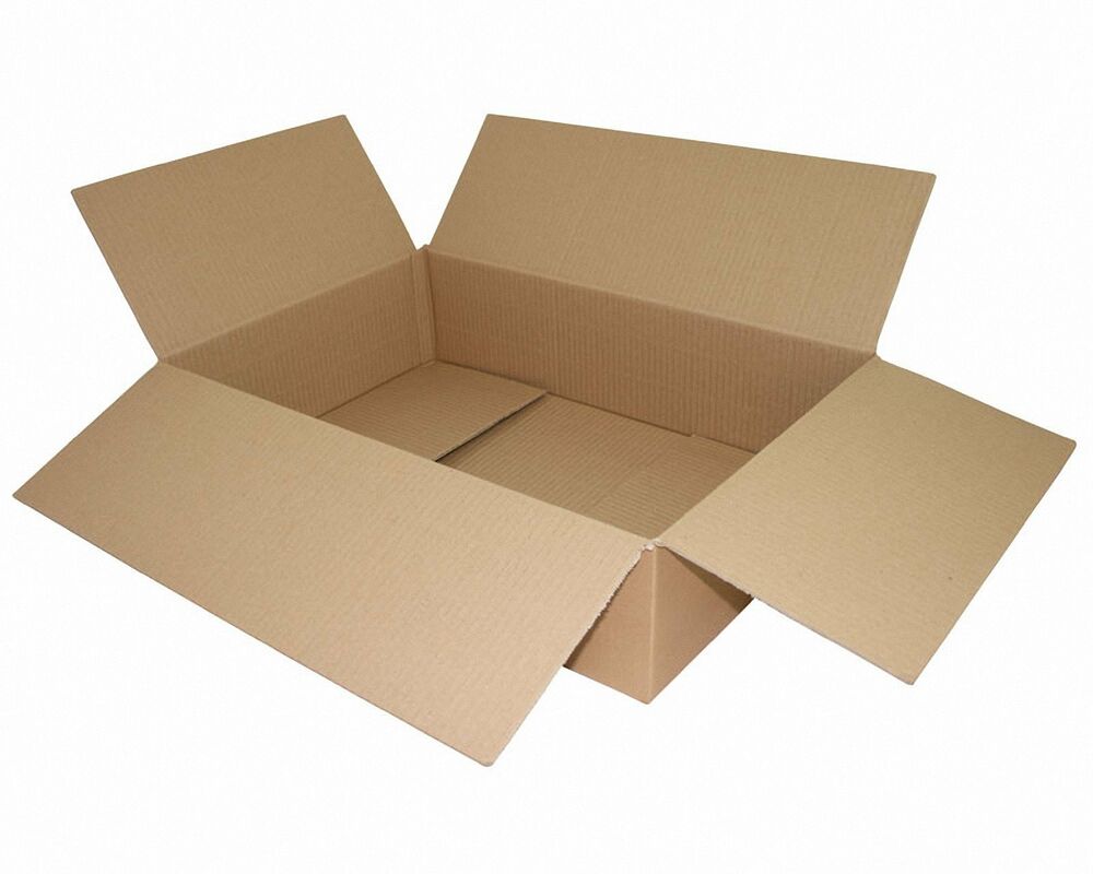 Faltkarton  600x400x160mm (Außenmaß) 1-wellig Dickwelle braun