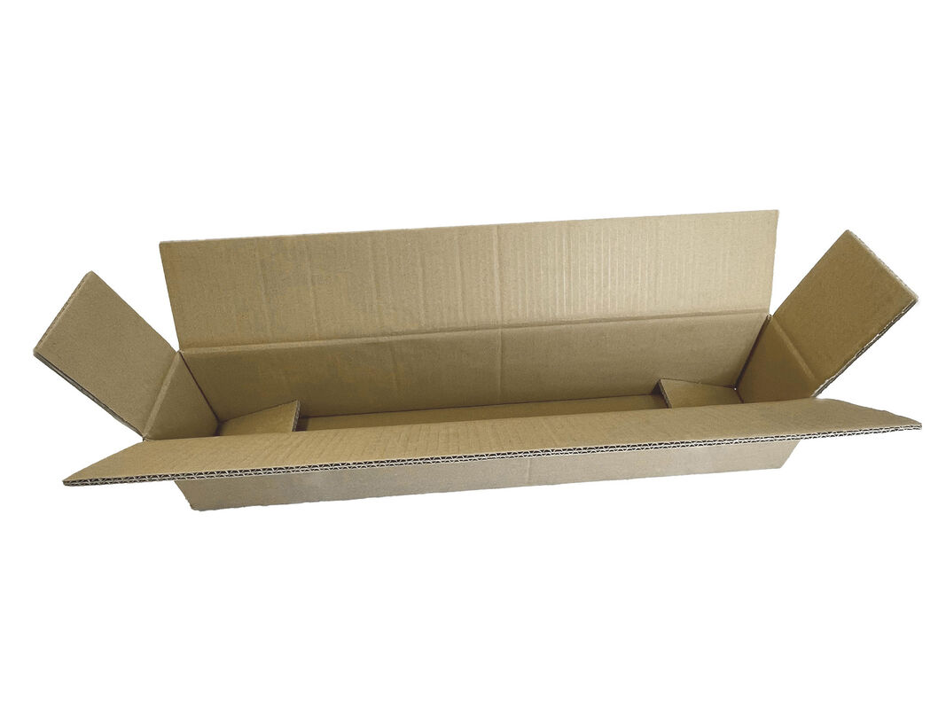 Faltkarton Versandhülsen  610x105x105mm sehr stabil, 2-wellig braun