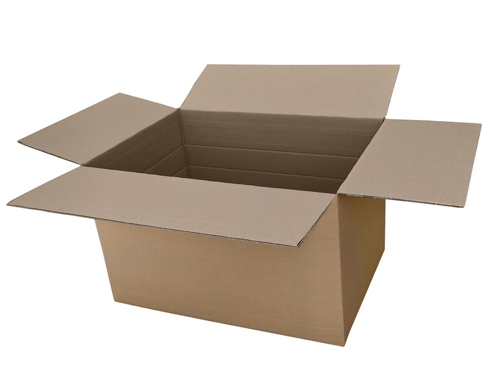 Faltkarton  800x550x(300)-550mm mit variabler Höhe 2-wellig braun