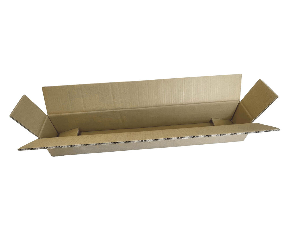 Faltkarton Versandhülsen  860x105x105mm sehr stabil, 2-wellig braun
