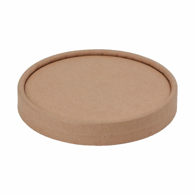 Deckel für Dressingbecher Saucenbecher aus Kraftpapier FSCR 60ml, 50 Stk.