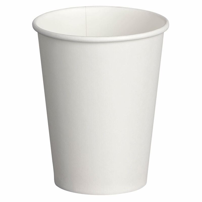 Heiß- und Kaltgetränkebecher weiß, Pappe beschichtet,  8oz., 200 ml, 1000 Stk.