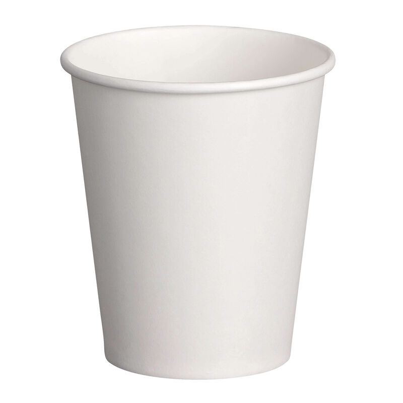 Heiß- und Kaltgetränkebecher weiß Pappe beschichtet 200 ml (max 270ml), 50 Stk.