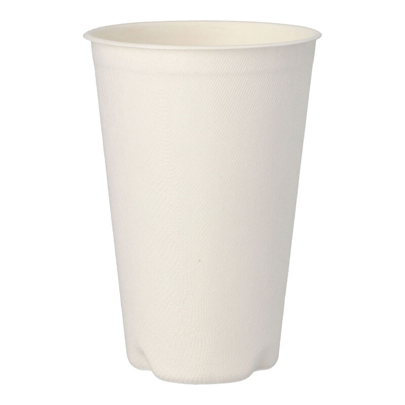 Heißgetränkebecher aus Zuckerrohr "pure" 400 ml, O 90mm, 50 Stk.