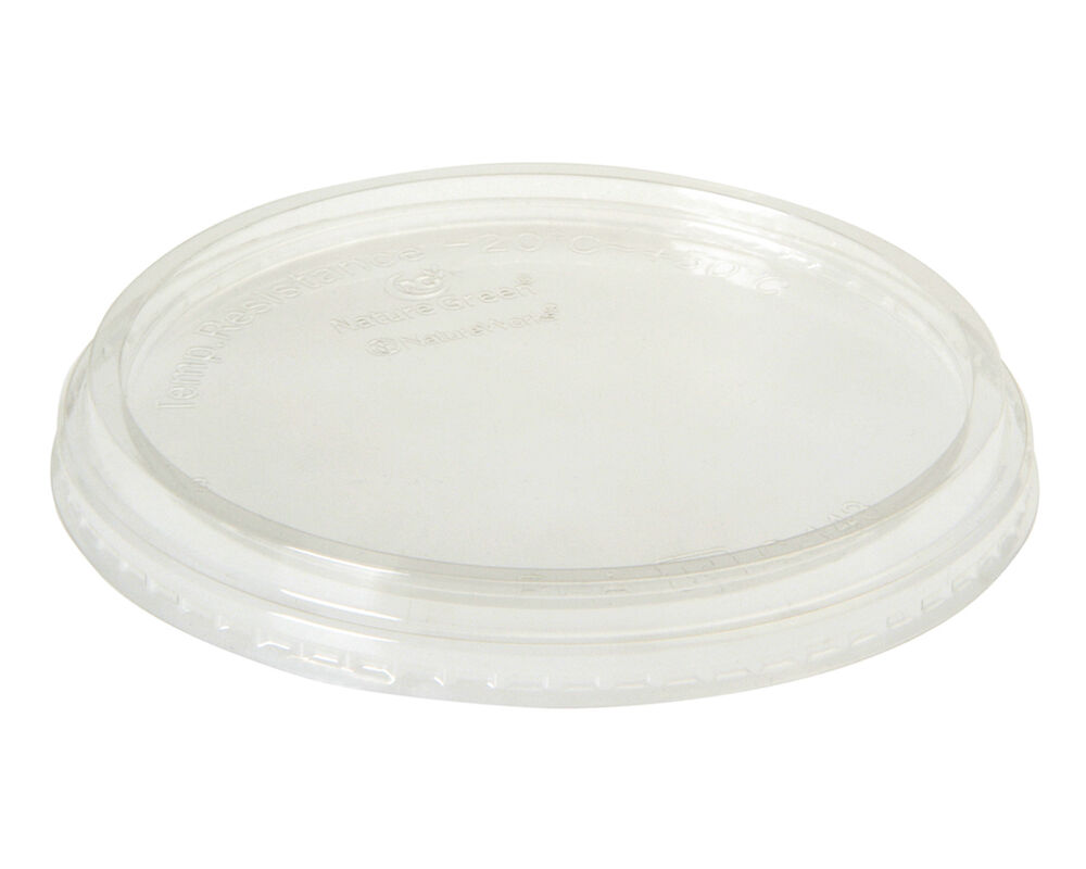 BIO Deckel transparent passend zu Salatschalen 700 ml O 14,5cm aus PLA, 50 Stk.