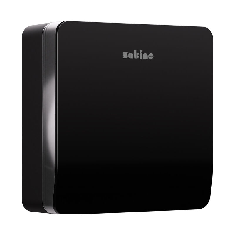 Hyginity Jumbo Toilettenpapierspender L, 35x34x13,9cm schwarz, System JT2