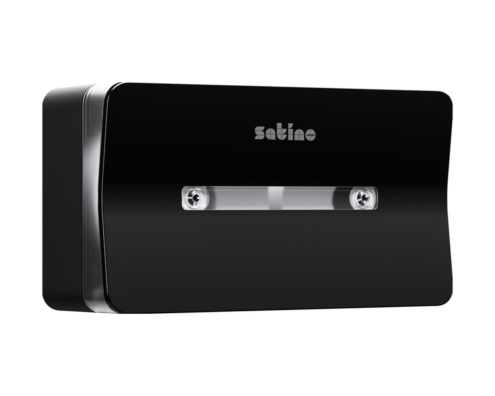 Jumbo Doppelrollen-Toilettenpapierspender Centerfeed mit Innenabwicklung, CF2, schwarz