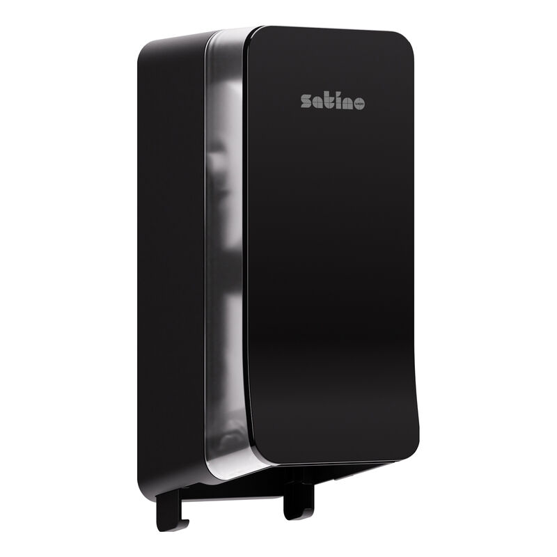 System Doppelrollen Toilettenpapierspender JT3 System schwarz