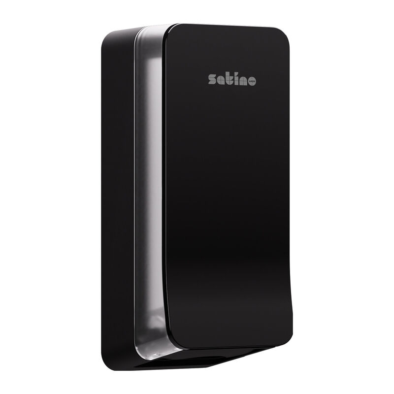 Einzelblatt-Toilettenpapierspender für BT1, hygienisch, schwarz