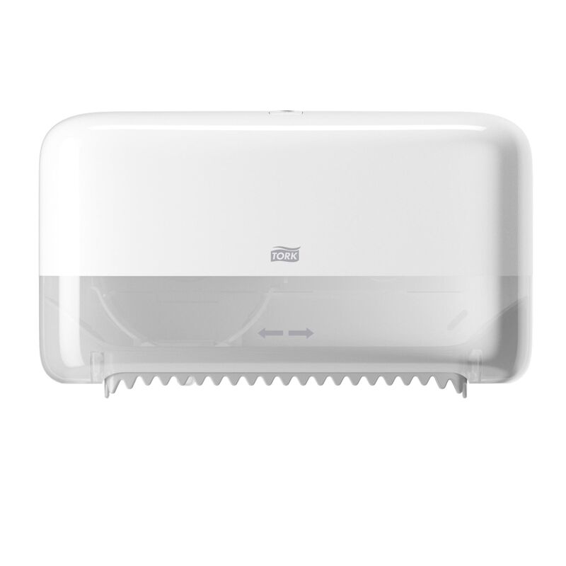 Spender für hülsenlosen Toilettenpapier T7 207x130x360mm, weiß