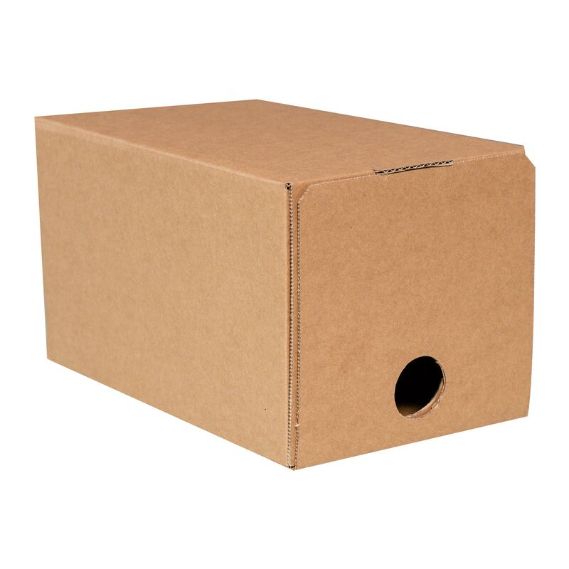 Karton für Bag in Box  5 Liter 168x155x256mm, braun