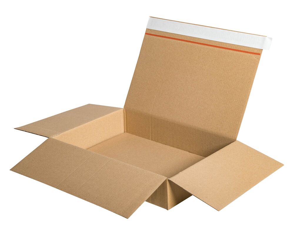 Automatikbodenkarton DHL-Kleinpaket 348x248x78mm (Außenmaß) Selbstklebeverschluss