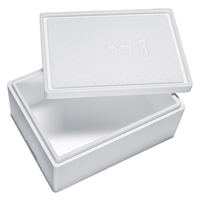Isolierboxen mit Deckel aus Styropor EPS, 385 x 285 x 174 mm, 10,5 Liter