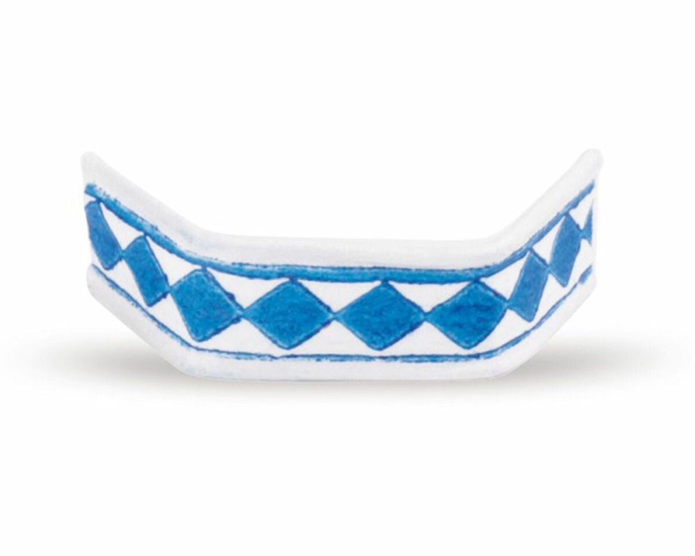 U-Clipse Verschlussclipse Beutelverschlüsse 33 mm Blau-Weiss Papier, 1000 Stk.