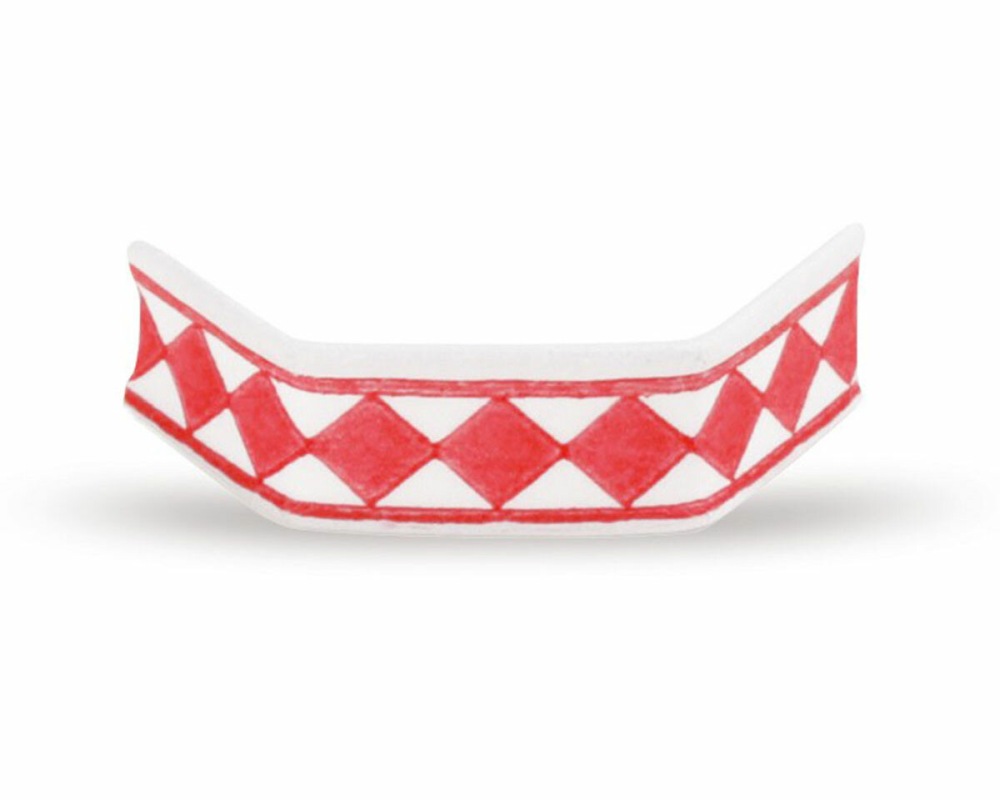 U-Clipse Verschlussclipse Beutelverschlüsse 40 mm Rot-Weiss Papier, 1000 Stk.