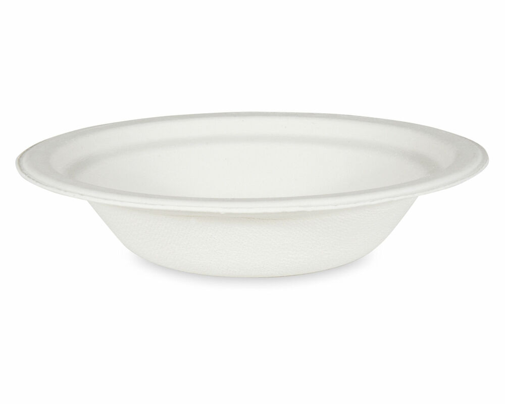 Bio Suppenteller Salatschalen Schale rund Zuckerrohr 400ml O 18 x 4 cm, 10 Stk.
