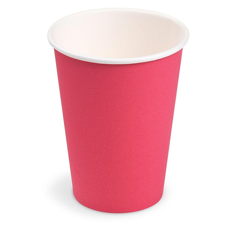 Getränkebecher Party/Pappbecher fuchsia 240ml, O 74mm, 10 Stk.