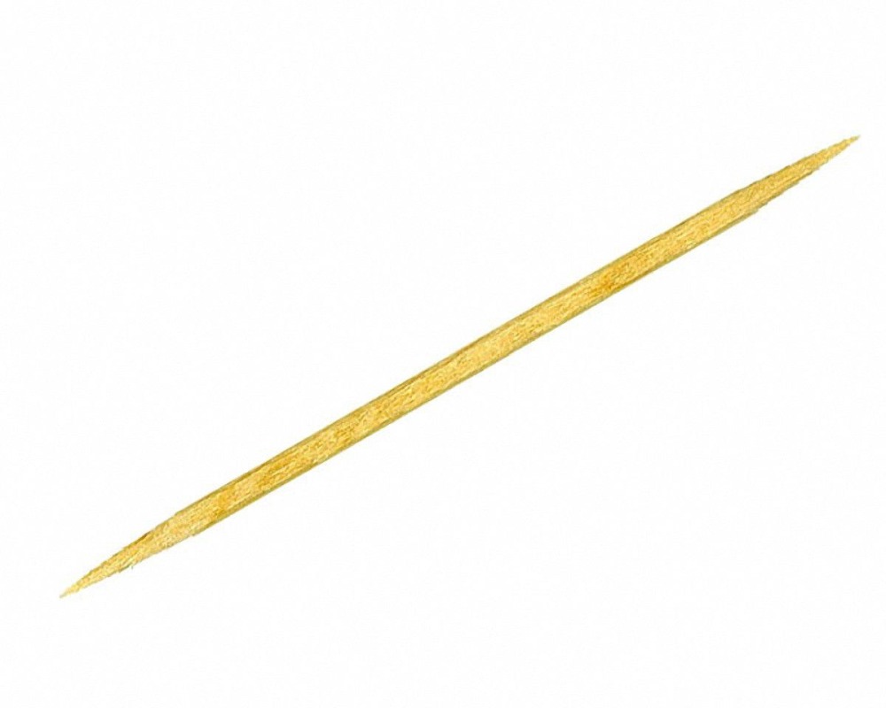 Holz-Zahnstocher 65mm, preisgünstige Großpackung, 1000 Stk.